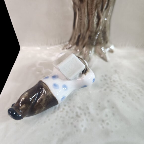 Fitz & Floyd Boy & Girl Reading Book Under Tree Bookends Japan Vintage 1976 - Picture 2 of 15